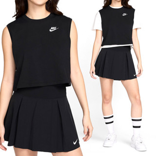 Nike AS W NSW Club CRP SL Tee 女款 黑色 運動 刺繡Logo 背心 FV5506-010