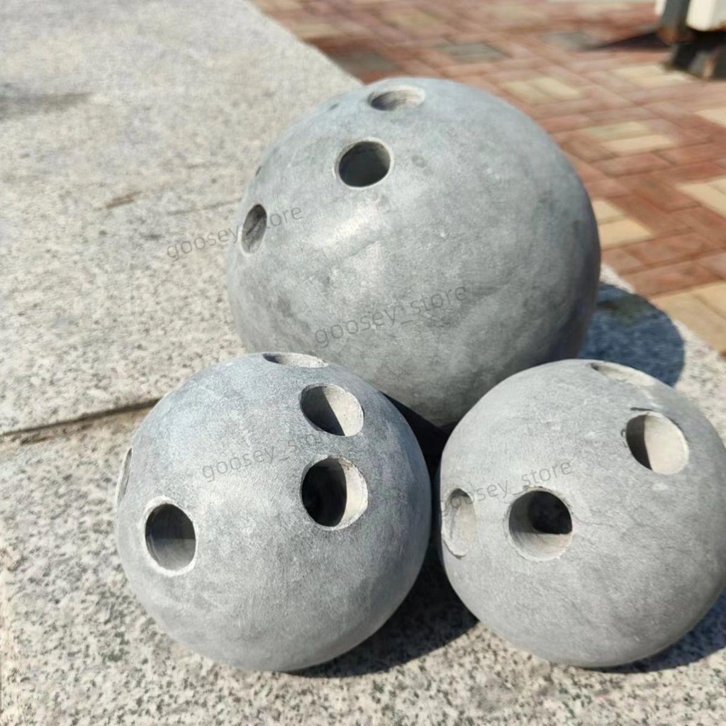 青石石雕五指雕刻打孔圓球太極練功中式石球抓球武術石鎖健身天然百貨商行