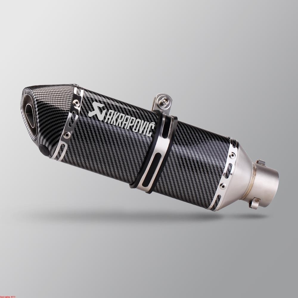 51mm 摩托車排氣管 Akrapovic GP 摩托車消音器滑套適用於踏板車越野摩托車越野車 Moto crf150~
