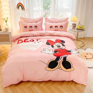 ✨現貨熱銷 ✨迪士尼卡通動漫被套 四件套 床包 床組 床上用品 少女心粉色床單三件式 床笠