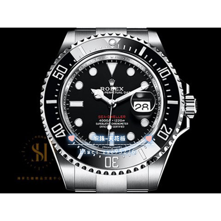 Rolex 勞力士 Sea-dweller 126600 自動上鍊Mk1 無皇冠版 Af430腕錶