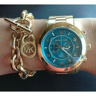 正品代購 Michael Kors 關注反飢餓全球性活動紀念金色腕錶 不銹鋼錶帶 大小錶徑兩種規格 正品MK手錶兩年保固