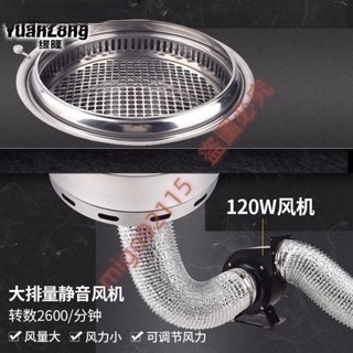 ▲爆款▼烤肉排煙風機變頻風機靜音下排煙風機節能排煙設備強力排風扇-大錢百貨店