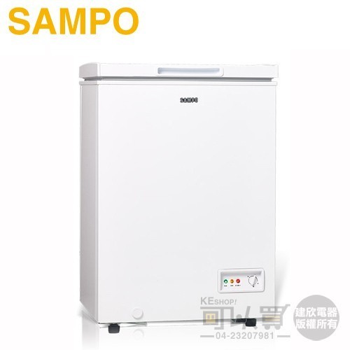 SAMPO 聲寶 ( SRF-102 ) 98公升 上掀式冷凍櫃