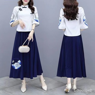 🌟全場免運 民國風女裝 改良旗袍 漢服改良 禪意服 唐裝女 茶藝服 漢服套裝 漢服女 古裝漢服 中國風服飾 中國風上衣