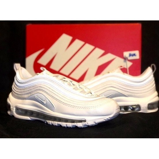 NIKE 女 AIR MAX 97 GS TRIPLE WHITE 白【921522-104】 慢跑鞋