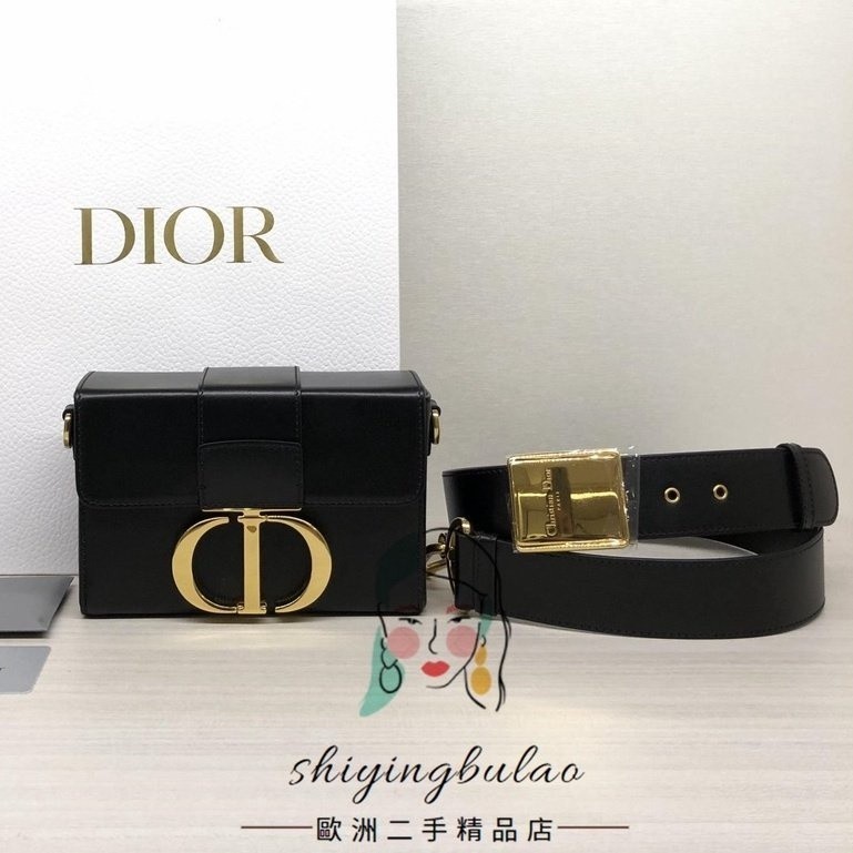 二手正品Dior 迪奧 Montaigne 30 mini 蒙田包 盒子包 單肩包 斜挎包 m9204mos
