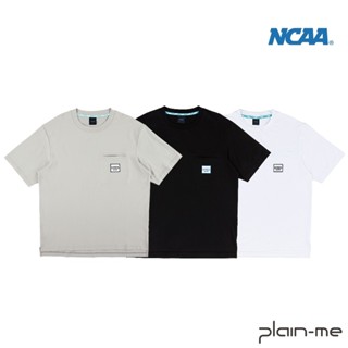 【plain-me】NCAA 微落肩涼感杜克口袋上衣 NCAA0147-241 <男女款 T恤 短袖上衣>