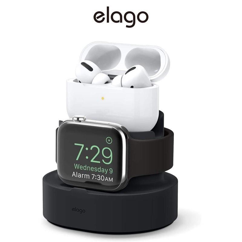 【台灣出貨】[elago] 2合1 充電座 (適用 AirPods 系列 / iPhone 系列 / Watch 系列)