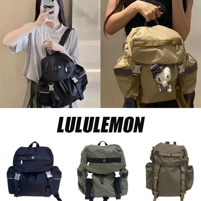 日韓連線代購  Lululemon 露露 多功能雙肩背包 25L/14L 超輕 戶外 大容量 防水 旅遊登山後背包