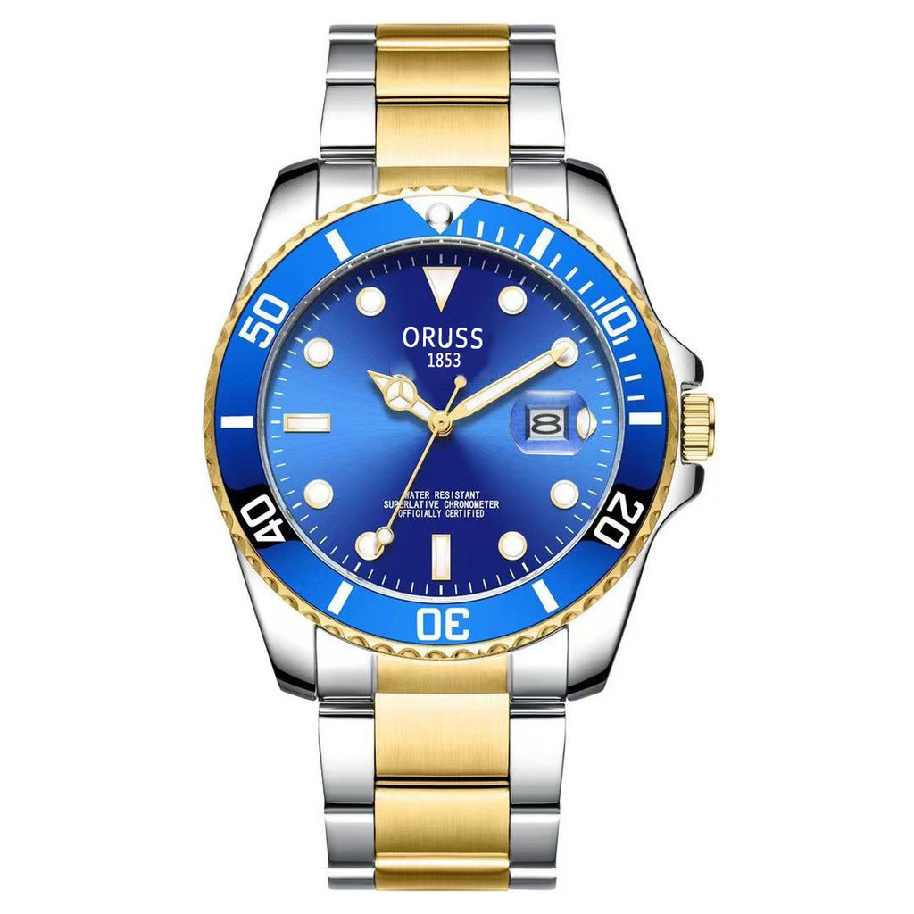 Yelly's~Shop瑞士品牌新款全自動非機械錶男士手錶男時尚商務夜光防水鏤空男錶