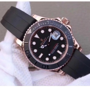 勞力士 ROLEX 遊艇名仕 玫瑰金殼黑面 男士經典商務腕錶 勞力士男錶 高檔腕錶9465特價*出售