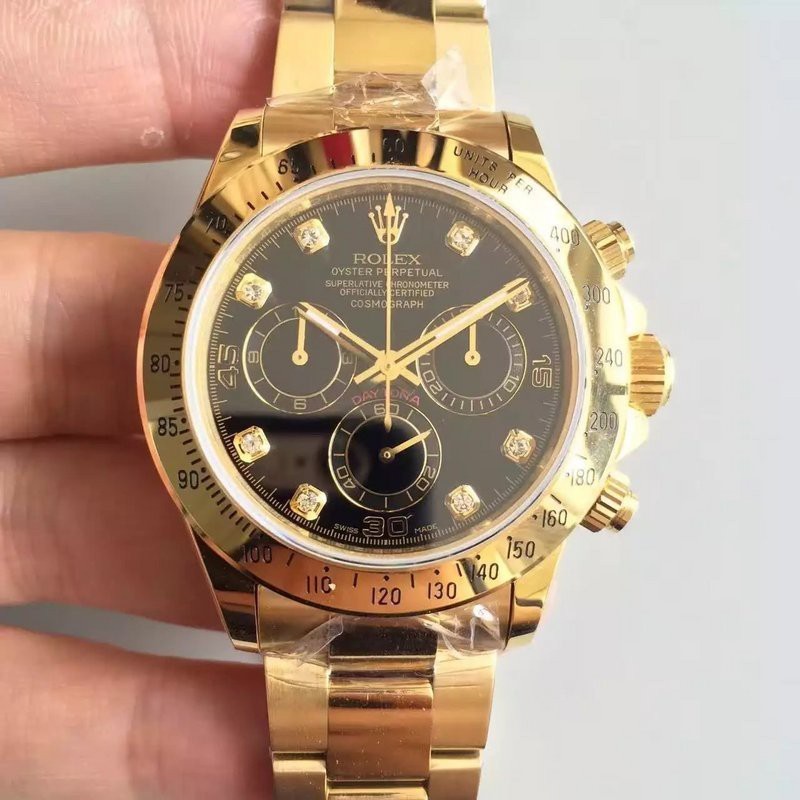 Rolex 勞力士 宇宙計時型迪通拿116523潛水表18K黃金機械 男錶特價*出售