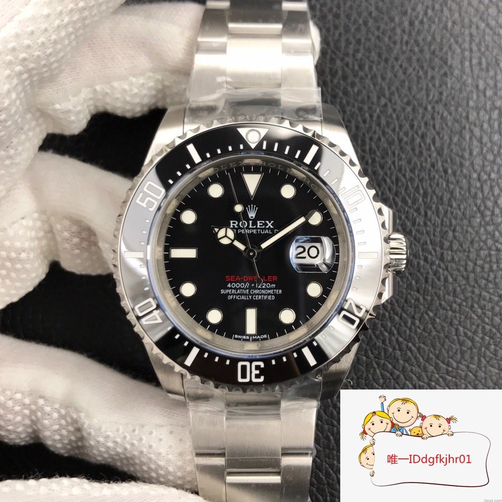 《配件齊全》Rolex 勞力士 海使型m126600單紅鬼王 紅字海使 自動機械機芯 男錶 機械錶 腕錶勞力士機械手錶$