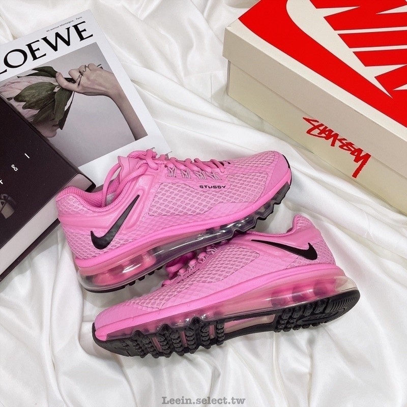 【正品】Stussy x Nike Air Max 2013 “Pink” 粉色 聯名 倒勾 DR2601-600