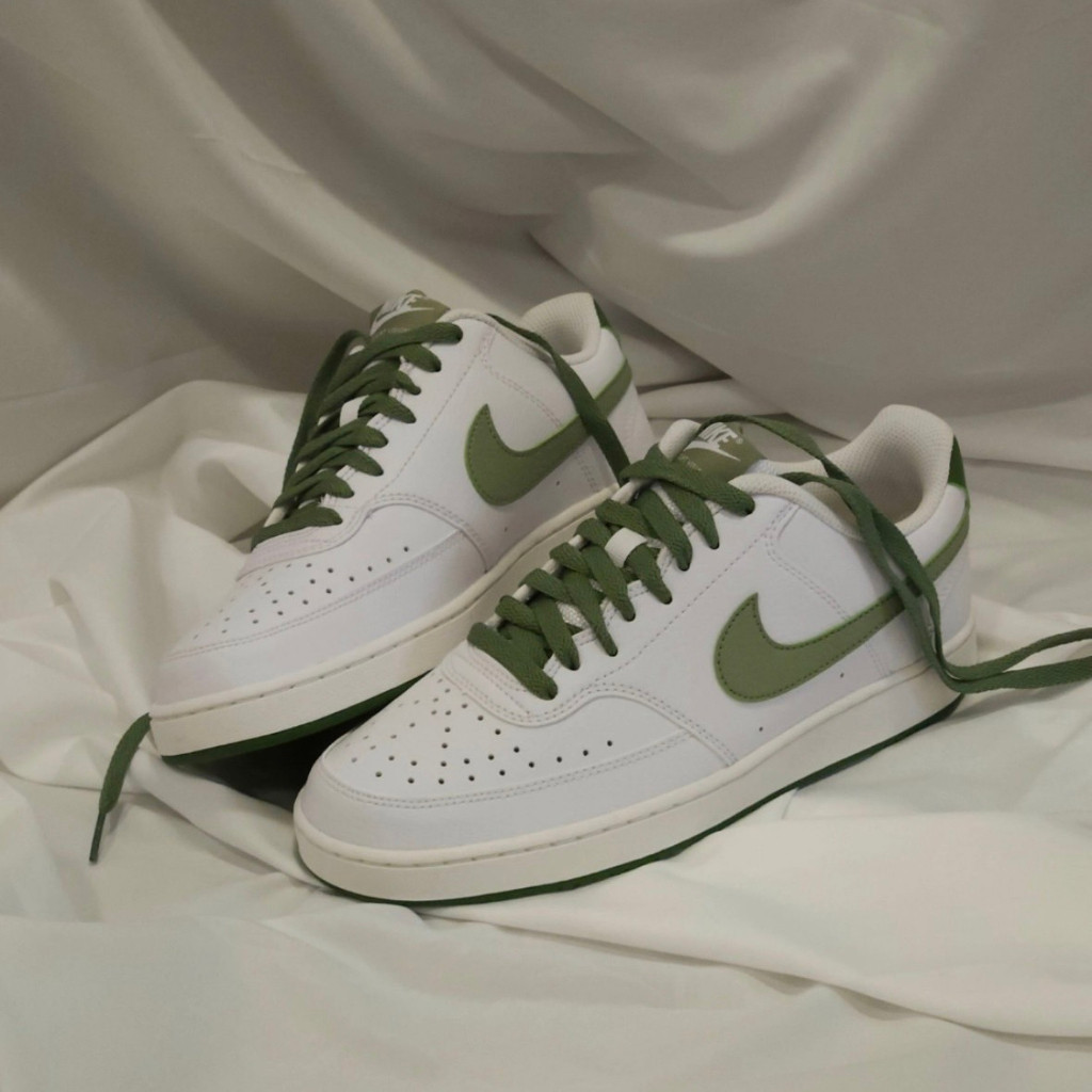 【正品】Νike Court Vision 1 FJ5480-100 抹茶綠 白綠 男女同款 休閒鞋
