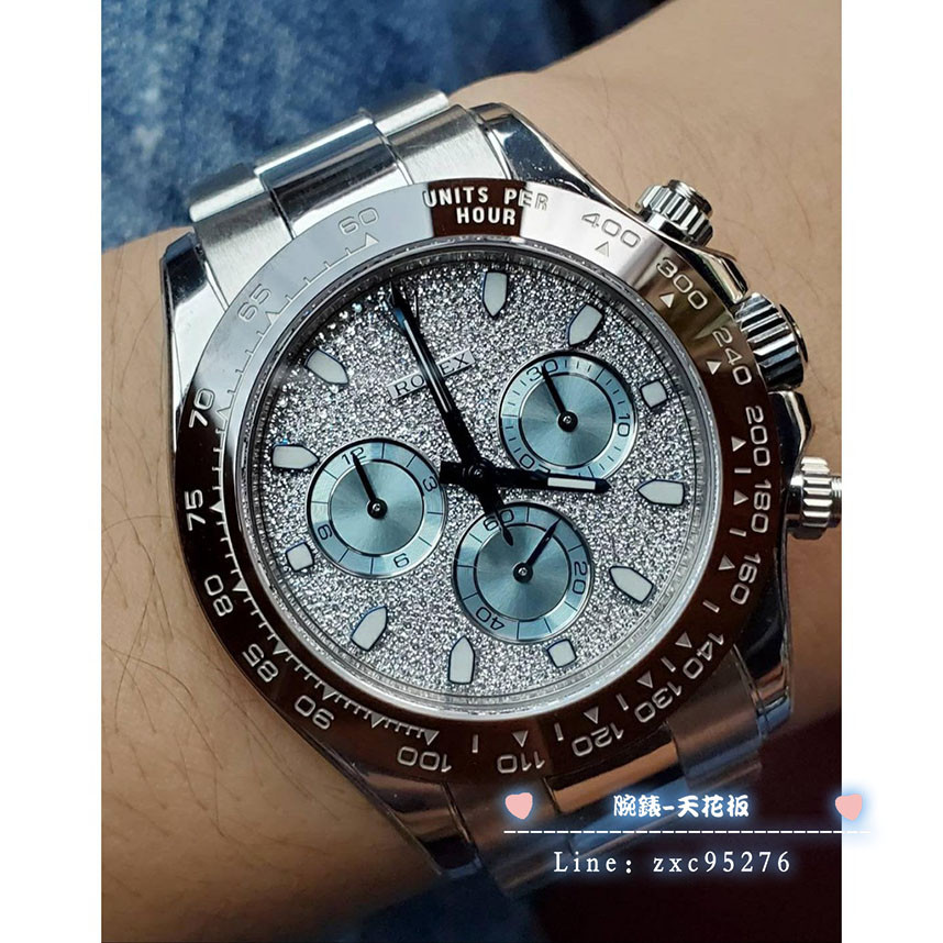 勞力士 116506Zi Rolex 冰藍 Daytona 116506 迪通拿 鉑金 Pt950腕錶
