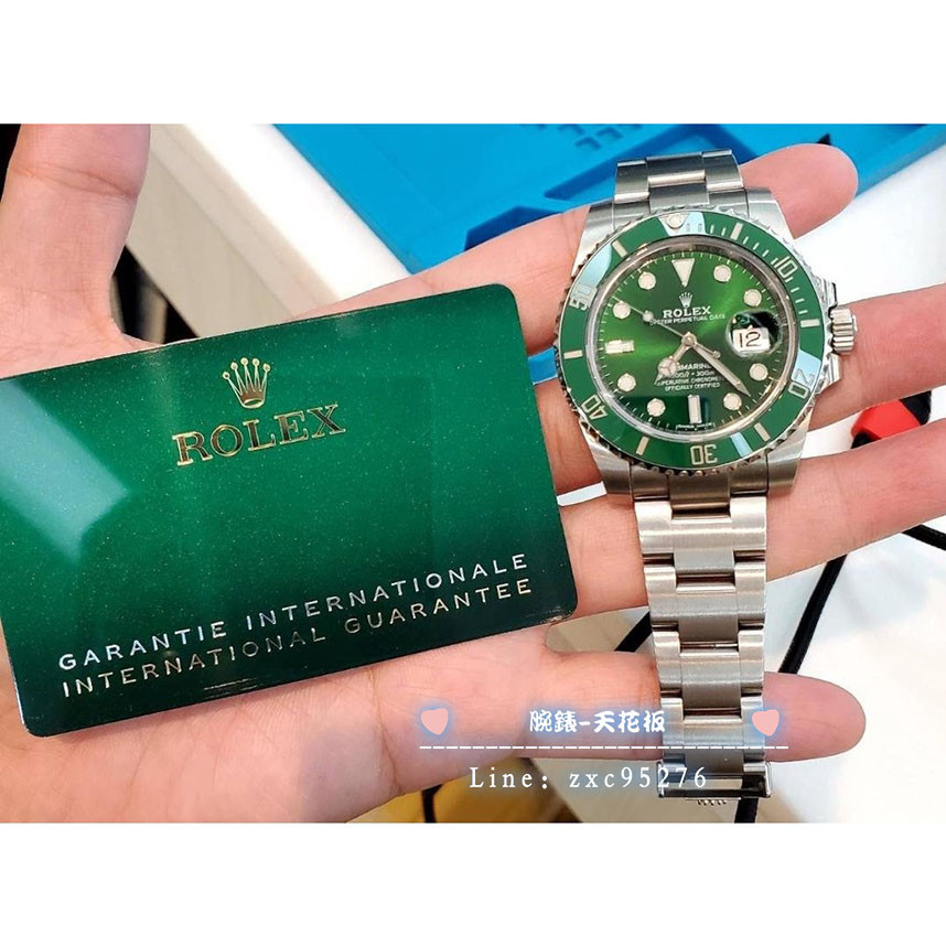 勞力士 116610Lv 綠水鬼 Rolex Submarine 水鬼 116610 Lv 絕版 新式保卡腕錶