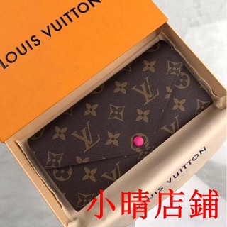 小晴二手/Lv Portefeuille Josephine M60708 女士長夾 翻蓋 原花豆豆夾