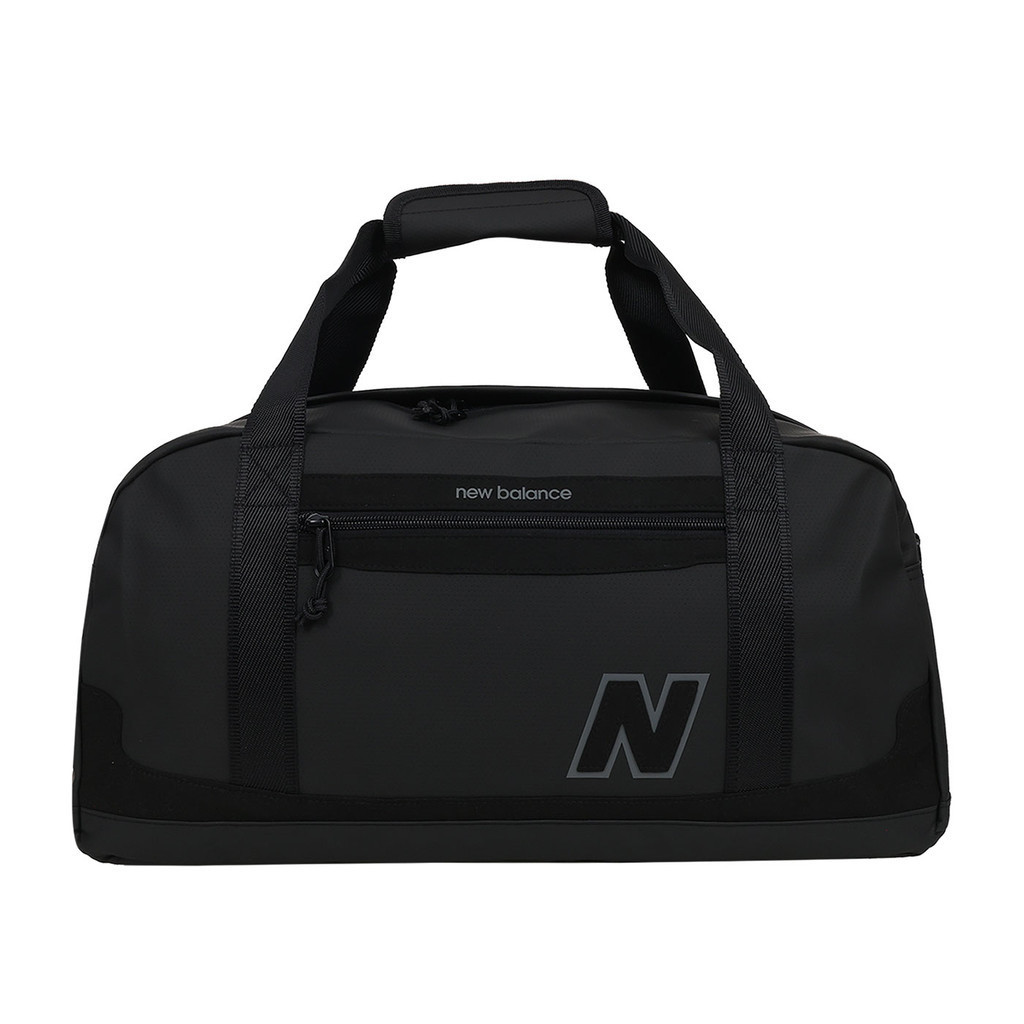 NEW BALANCE大型行李袋 ( 側背包 裝備袋 手提包 肩背包「LAB23107BKK」 黑灰