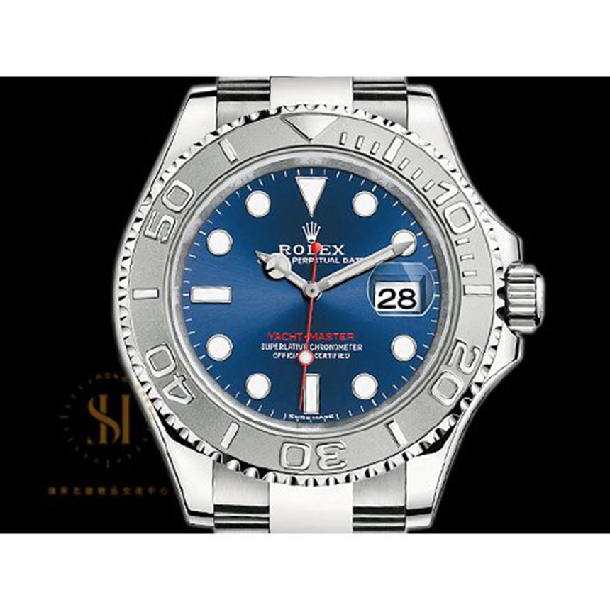 Rolex 勞力士 Yacht-master 116622 遊艇名仕型 藍色面盤 2016保單 Af434腕錶