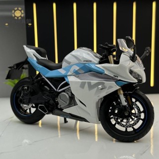 💟機車模型 1:12 檔車模型 春風250sr 摩托車模型 機車玩具 機車模型擺件 家居裝飾 辦公室桌面擺件