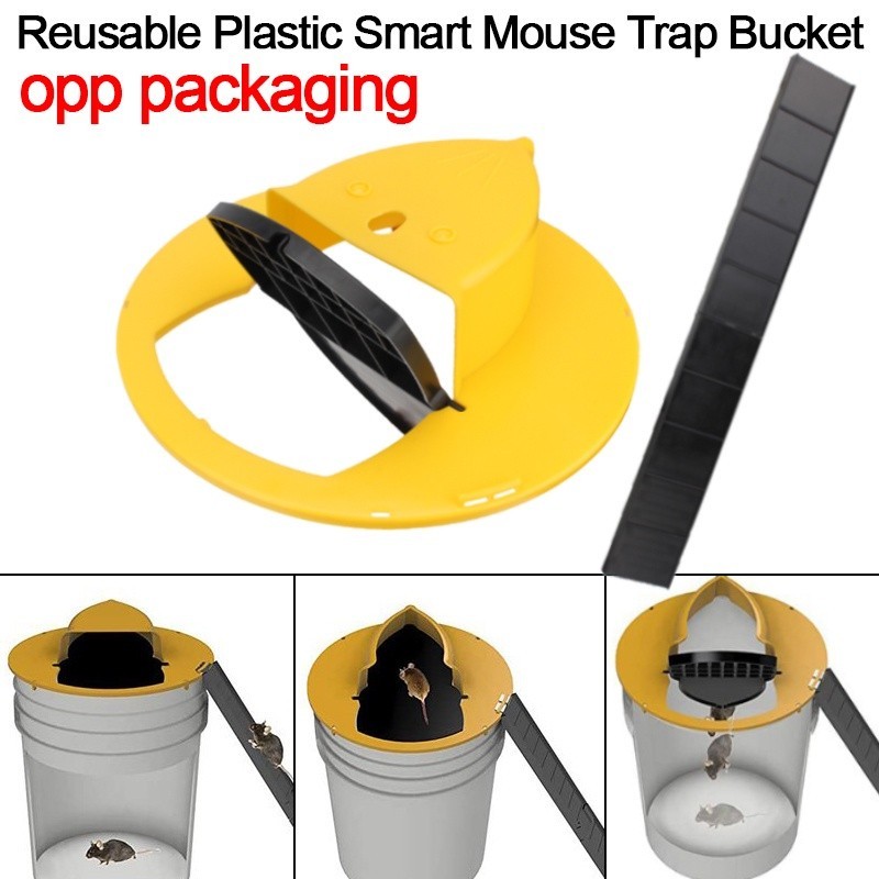 Smart flip and slide mousetrap reusable mouse trap flip mous