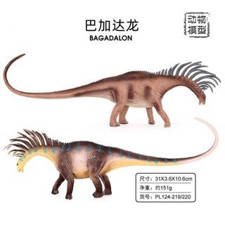 ✨甄選新品✨侏羅紀模擬恐龍巴加達龍模型 史前動物塑膠玩具恐龍 兒童認知擺件h6🎇x6