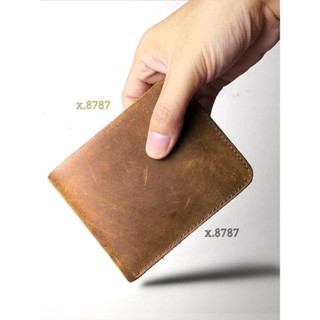臺灣免運出貨🔸瘋馬皮短夾真皮短夾牛皮卡包拉鍊短夾頭層牛皮復古短夾原皮皮夾錢包男短版瘋馬皮豎款手工皮夾復古新款真皮卡包頭