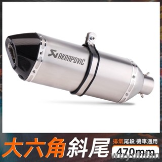 機車改裝天蠍排氣管 刺激300 AK550 勁戰 小阿魯 cbr150r ninja R15 蠍子碳纖大六角排氣