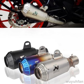 免運 51mm 通用不銹鋼 Akrapovic 摩托車排氣管尾管