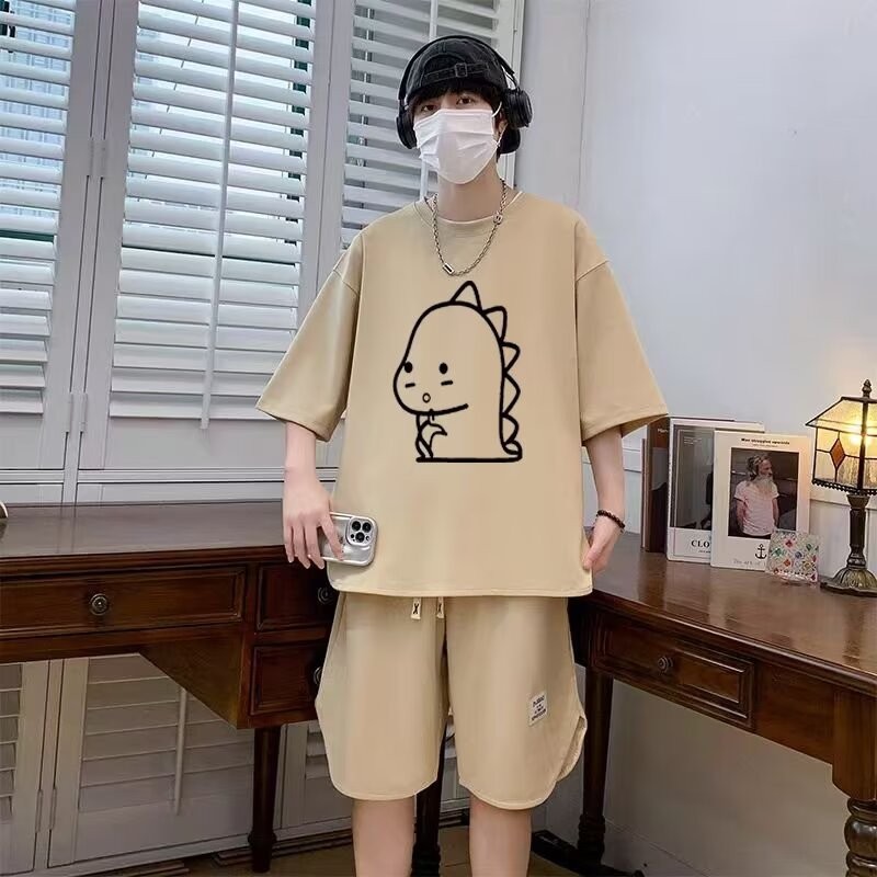 夏季套裝 韓國穿搭 ootd 男 港風穿搭 夏日套裝 韓係穿搭男 學生穿搭 大學生穿搭 嘻哈套裝 套裝夏天 潮牌套裝