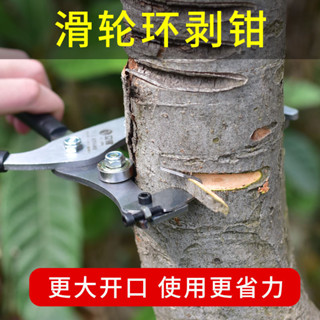 立錦滑輪環剝器蘋果棗樹環割刀環剝鉗剝皮刀果樹割樹皮工具開甲刀