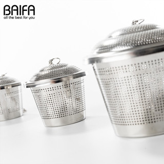 ZERO選物杯子 碗盤 收納BAIFA 廚房304不銹鋼超細鹵料茶葉中藥咖啡過濾網 圓形茶漏鹵料球#預購#開超取請聊聊我