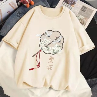 100%純棉大尺碼圓領短袖大碼新款春夏潮寬松上衣學生t恤韓ins 國潮 中國風上衣 復古上衣 大尺碼上衣 顯瘦 短袖T恤