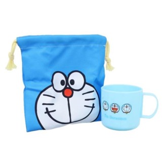【模型君】 日本進口 哆啦A夢 Doraemon 漱口杯&束口袋組