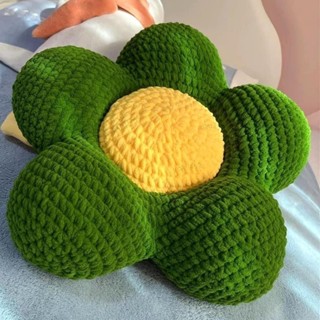 臺灣熱銷🎁 太陽花抱枕手工編織diy材料包成品沙發臥室裝飾送朋友禮物
