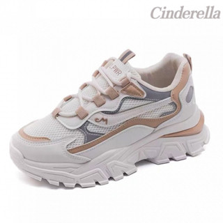 Cinderella 爆款老爹鞋百搭運動休閒小白女鞋ins潮網紅透氣 女鞋 百搭不纍腳 運動鞋 增高鞋 休閒鞋 厚底鞋