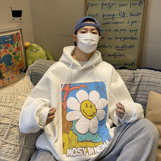 高街連帽衛衣 連帽衛衣男秋季vintage美式高街長袖上衣hiphop寬鬆百搭男生外套