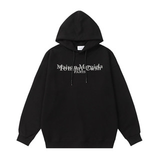 【賢賢百貨店2】Margiela馬吉拉MM6數字反光字母印花男女情侶高街休閑連帽衛衣潮
