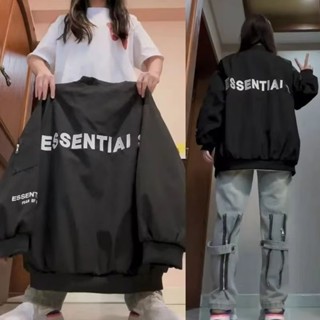 蔓莎💞2024春秋韓版ins國潮牌飛行員夾剋休閒棒球服寬鬆百搭學生情侶外套女