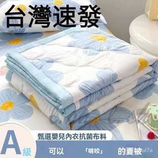 臺灣出貨 可水洗機洗 夏被薄被 夏涼被 冷氣被 雙面涼被 防蟎抗菌涼感被 雙人空調被6x7尺 水洗棉薄被子 單人加大涼被