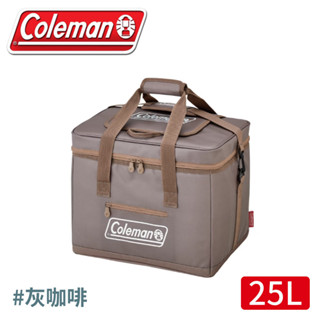 【Coleman 美國 25L 終極保冷袋《灰咖啡》】CM-06784/保冰袋/置物袋/收納袋/購物袋/軟式保冷袋