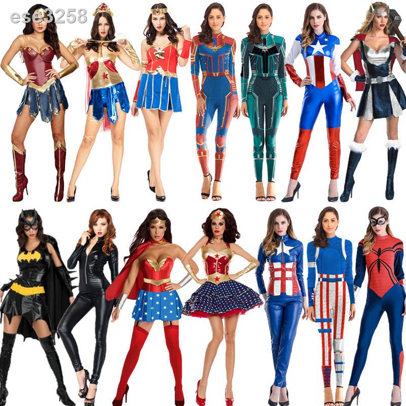 美國隊長女cos服裝成人神奇女俠表演服神力女超人服飾正義聯盟服
