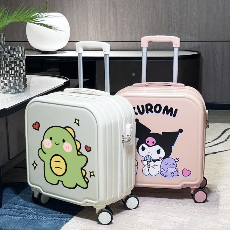 【免運】兒童行李箱 女孩小型輕便 18寸登機箱 小學生拉桿箱 卡通可坐旅行箱 密碼箱 高品質