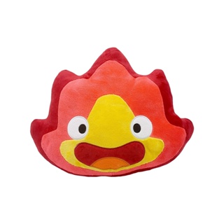 卡西法 霍爾的移動城堡 跨境新品Calcifer plush 卡西法火噁魔公仔玩偶抱枕毛絨玩具