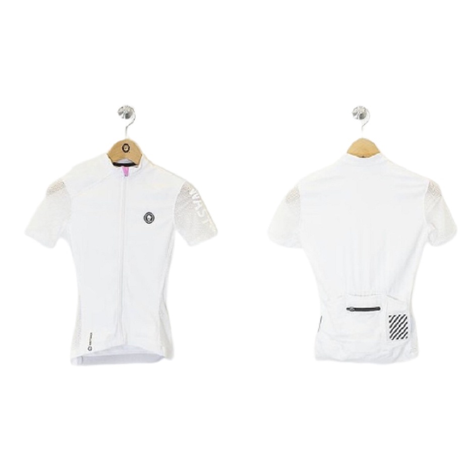 WAST W-B.B. SLICE REFLECTIVE PRO SHORT JERSEY 白色車衣/車衣-崇越單車休閒