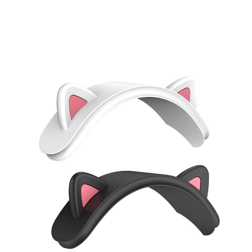 適用于蘋果Apple AirPods Max無線藍牙耳機橫梁硅膠保護套貓耳朵保護