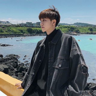 【優選好物】牛仔衣服夾剋韓版bf學生帥氣港風ins休閒百搭潮流寬鬆春秋外套男 VSCG