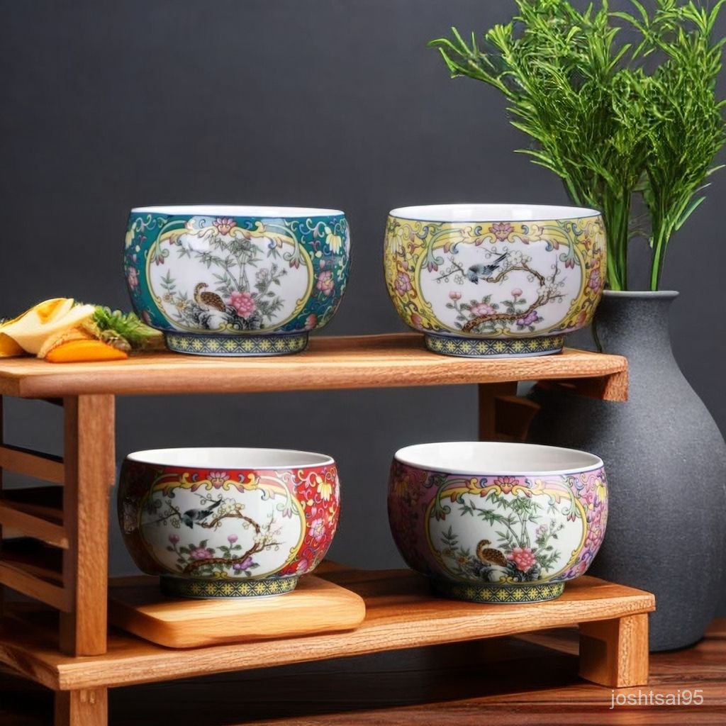 【宅】的儀式感 | 茶具組 茶器 懶人茶杯 泡茶組 茶具套裝 琺瑯彩 中國風陶瓷茶杯 個人杯 主人杯 功夫茶具